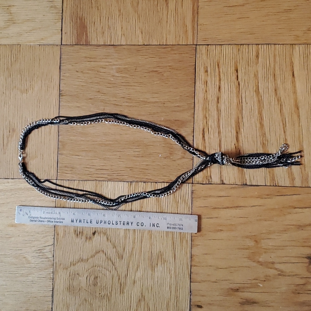 Black and gold necklace